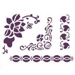 Трафареты "Виньетки и орнаменты" А4 Event Design